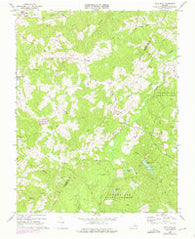 Gold Hill Virginia Historical topographic map, 1:24000 scale, 7.5 X 7.5 Minute, Year 1968