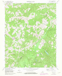 Gold Hill Virginia Historical topographic map, 1:24000 scale, 7.5 X 7.5 Minute, Year 1968