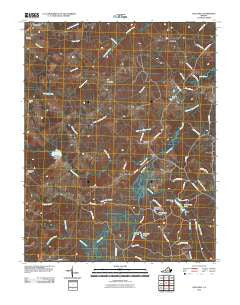 Gold Hill Virginia Historical topographic map, 1:24000 scale, 7.5 X 7.5 Minute, Year 2010