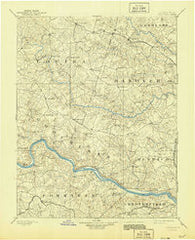Goochland Virginia Historical topographic map, 1:125000 scale, 30 X 30 Minute, Year 1892