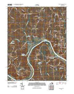 Goochland Virginia Historical topographic map, 1:24000 scale, 7.5 X 7.5 Minute, Year 2010