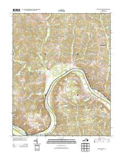 Goochland Virginia Historical topographic map, 1:24000 scale, 7.5 X 7.5 Minute, Year 2013