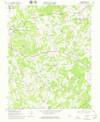 Goode Virginia Historical topographic map, 1:24000 scale, 7.5 X 7.5 Minute, Year 1965