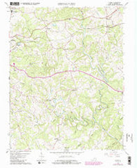Goode Virginia Historical topographic map, 1:24000 scale, 7.5 X 7.5 Minute, Year 1965