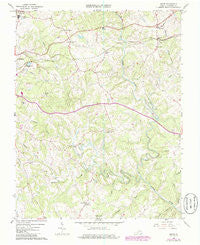 Goode Virginia Historical topographic map, 1:24000 scale, 7.5 X 7.5 Minute, Year 1965