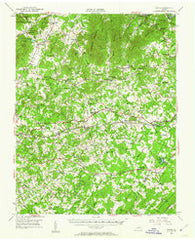 Goode Virginia Historical topographic map, 1:62500 scale, 15 X 15 Minute, Year 1950