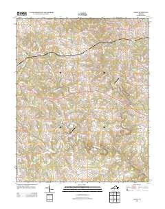 Goode Virginia Historical topographic map, 1:24000 scale, 7.5 X 7.5 Minute, Year 2013