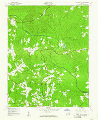 Goodes Bridge Virginia Historical topographic map, 1:24000 scale, 7.5 X 7.5 Minute, Year 1943