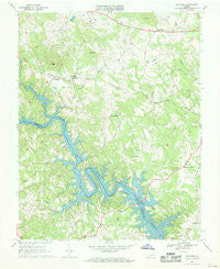 Goodview Virginia Historical topographic map, 1:24000 scale, 7.5 X 7.5 Minute, Year 1967
