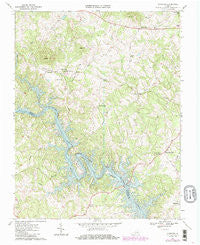 Goodview Virginia Historical topographic map, 1:24000 scale, 7.5 X 7.5 Minute, Year 1967
