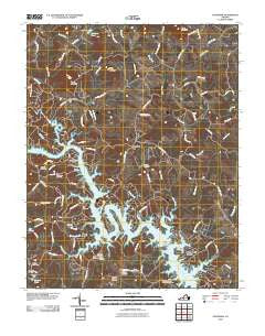 Goodview Virginia Historical topographic map, 1:24000 scale, 7.5 X 7.5 Minute, Year 2010