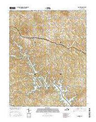 Goodview Virginia Current topographic map, 1:24000 scale, 7.5 X 7.5 Minute, Year 2016