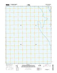 Goose Island Virginia Current topographic map, 1:24000 scale, 7.5 X 7.5 Minute, Year 2016