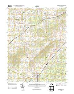 Gordonsville Virginia Historical topographic map, 1:24000 scale, 7.5 X 7.5 Minute, Year 2013