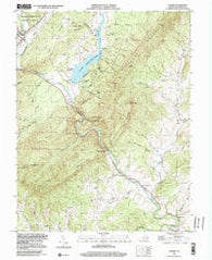 Goshen Virginia Historical topographic map, 1:24000 scale, 7.5 X 7.5 Minute, Year 1999