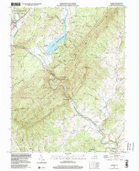 Goshen Virginia Historical topographic map, 1:24000 scale, 7.5 X 7.5 Minute, Year 1999
