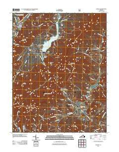 Goshen Virginia Historical topographic map, 1:24000 scale, 7.5 X 7.5 Minute, Year 2011