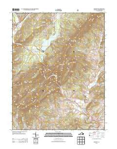 Goshen Virginia Historical topographic map, 1:24000 scale, 7.5 X 7.5 Minute, Year 2013
