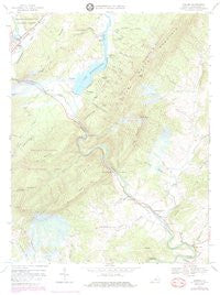 Goshen Virginia Historical topographic map, 1:24000 scale, 7.5 X 7.5 Minute, Year 1967