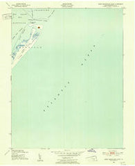 Great Machipongo Inlet Virginia Historical topographic map, 1:24000 scale, 7.5 X 7.5 Minute, Year 1942