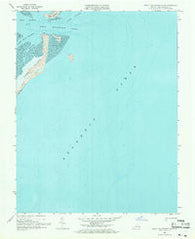 Great Machipongo Inlet Virginia Historical topographic map, 1:24000 scale, 7.5 X 7.5 Minute, Year 1968