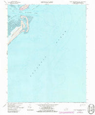 Great Machipongo Inlet Virginia Historical topographic map, 1:24000 scale, 7.5 X 7.5 Minute, Year 1968