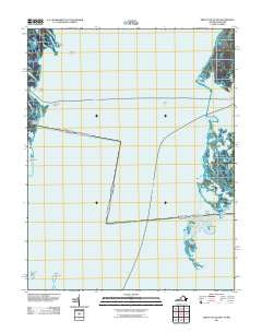 Great Fox Island Virginia Historical topographic map, 1:24000 scale, 7.5 X 7.5 Minute, Year 2011