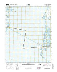 Great Fox Island Virginia Current topographic map, 1:24000 scale, 7.5 X 7.5 Minute, Year 2016