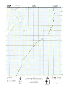 Great Machipongo Inlet Virginia Historical topographic map, 1:24000 scale, 7.5 X 7.5 Minute, Year 2013