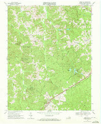 Green Bay Virginia Historical topographic map, 1:24000 scale, 7.5 X 7.5 Minute, Year 1968