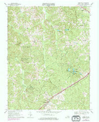 Green Bay Virginia Historical topographic map, 1:24000 scale, 7.5 X 7.5 Minute, Year 1968