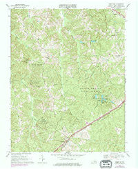 Green Bay Virginia Historical topographic map, 1:24000 scale, 7.5 X 7.5 Minute, Year 1968