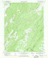 Green Valley Virginia Historical topographic map, 1:24000 scale, 7.5 X 7.5 Minute, Year 1969