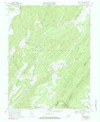 Green Valley Virginia Historical topographic map, 1:24000 scale, 7.5 X 7.5 Minute, Year 1969