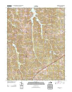 Green Bay Virginia Historical topographic map, 1:24000 scale, 7.5 X 7.5 Minute, Year 2013