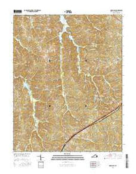 Green Bay Virginia Current topographic map, 1:24000 scale, 7.5 X 7.5 Minute, Year 2016