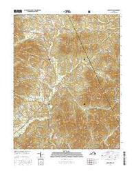 Greenfield Virginia Current topographic map, 1:24000 scale, 7.5 X 7.5 Minute, Year 2016