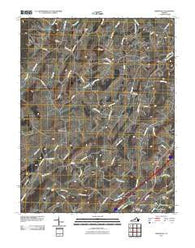 Greenville Virginia Historical topographic map, 1:24000 scale, 7.5 X 7.5 Minute, Year 2010