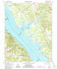 Gressitt Virginia Historical topographic map, 1:24000 scale, 7.5 X 7.5 Minute, Year 1965