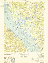 Gressitt Virginia Historical topographic map, 1:24000 scale, 7.5 X 7.5 Minute, Year 1953