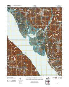 Gressitt Virginia Historical topographic map, 1:24000 scale, 7.5 X 7.5 Minute, Year 2011