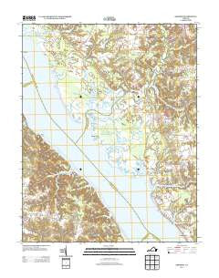 Gressitt Virginia Historical topographic map, 1:24000 scale, 7.5 X 7.5 Minute, Year 2013