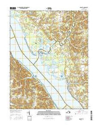 Gressitt Virginia Current topographic map, 1:24000 scale, 7.5 X 7.5 Minute, Year 2016