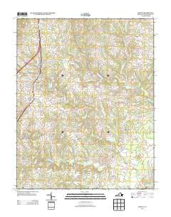 Gretna Virginia Historical topographic map, 1:24000 scale, 7.5 X 7.5 Minute, Year 2013