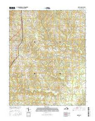 Gretna Virginia Current topographic map, 1:24000 scale, 7.5 X 7.5 Minute, Year 2016