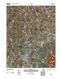 Grottoes Virginia Historical topographic map, 1:24000 scale, 7.5 X 7.5 Minute, Year 2010