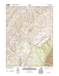 Grottoes Virginia Historical topographic map, 1:24000 scale, 7.5 X 7.5 Minute, Year 2013
