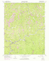 Grundy Virginia Historical topographic map, 1:24000 scale, 7.5 X 7.5 Minute, Year 1963