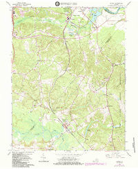 Guinea Virginia Historical topographic map, 1:24000 scale, 7.5 X 7.5 Minute, Year 1966