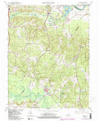 Guinea Virginia Historical topographic map, 1:24000 scale, 7.5 X 7.5 Minute, Year 1966